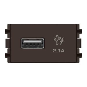 Ổ USB 2.1A đơn màu đồng	8431USB_BZ_G19