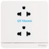 Ổ cắm đôi 3 chấu màu trắng	E83426UES2_WE_G19