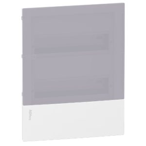 Tủ điện nhựa âm tường 24 đường	cửa mờ MIP22212T