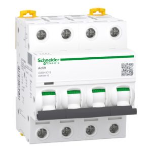 MCB 4P 10A 10kA ACTI 9	A9F84410