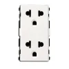 Ổ cắm đôi 3 chấu	F1426UEST2M