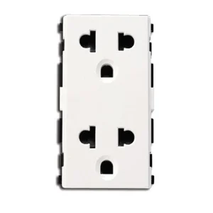 Ổ cắm đôi 3 chấu	F1426UEST2M